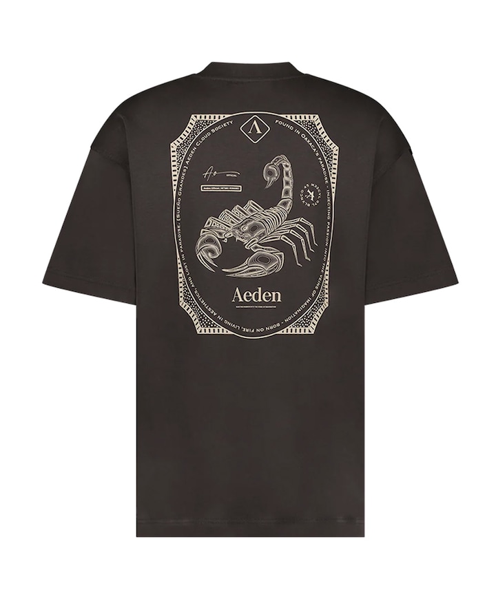 Heren T-shirt bruin
