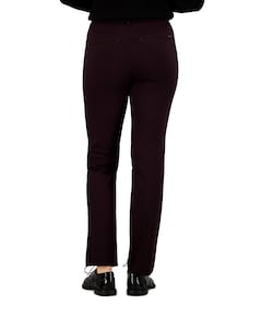 Hose Pull On Slim dames broek bordeaux