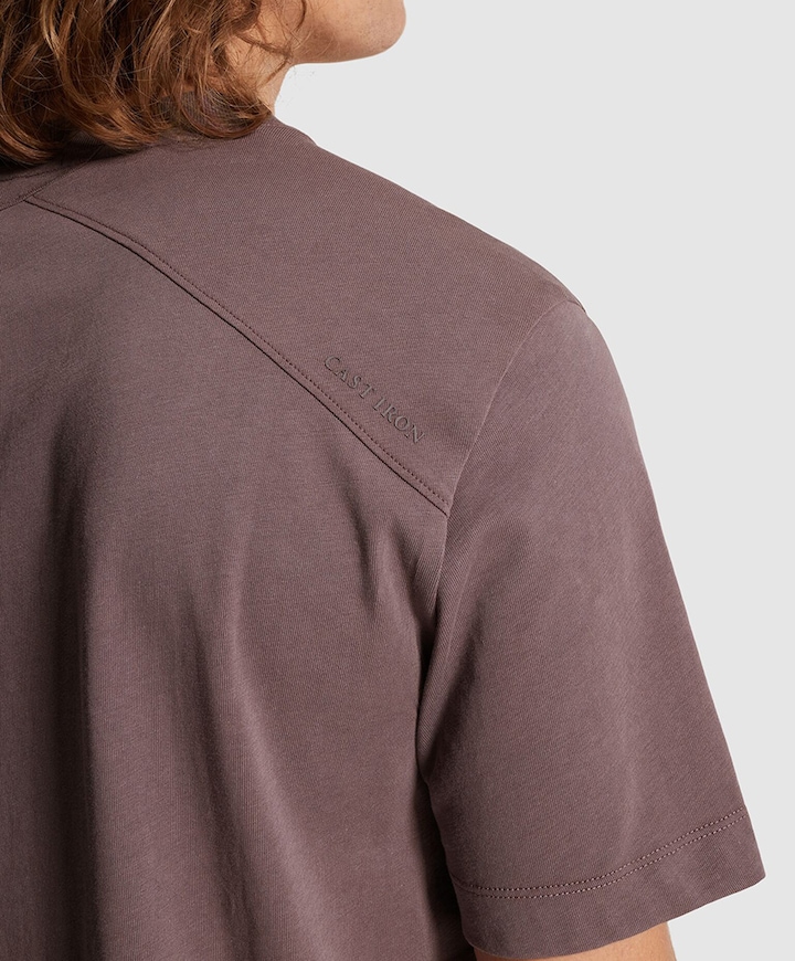 Heren T-shirt paars