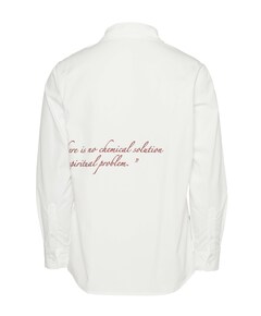 Heren overhemd lange mouw wit