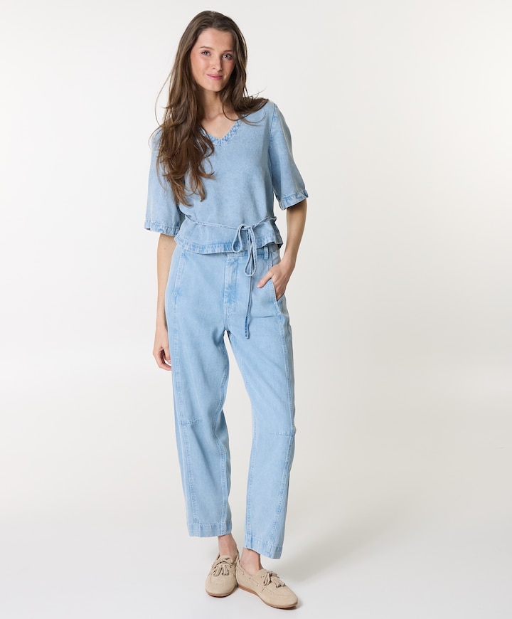 67A24-02CARMEN dames broek blauw