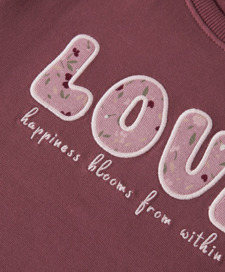 Meisjes sweater bordeaux