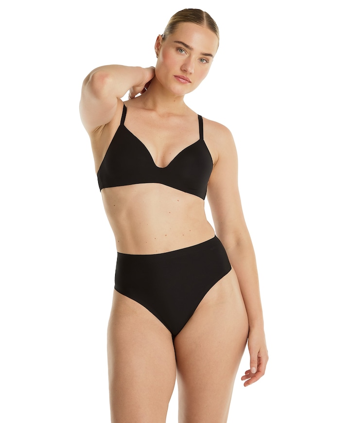 Dames string zwart