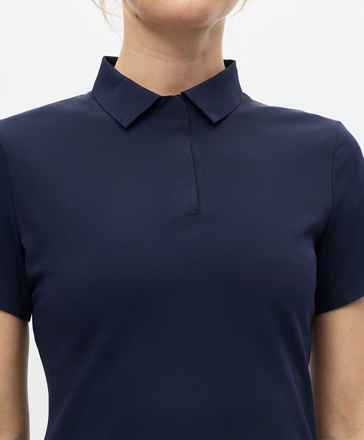 Dames polo blauw