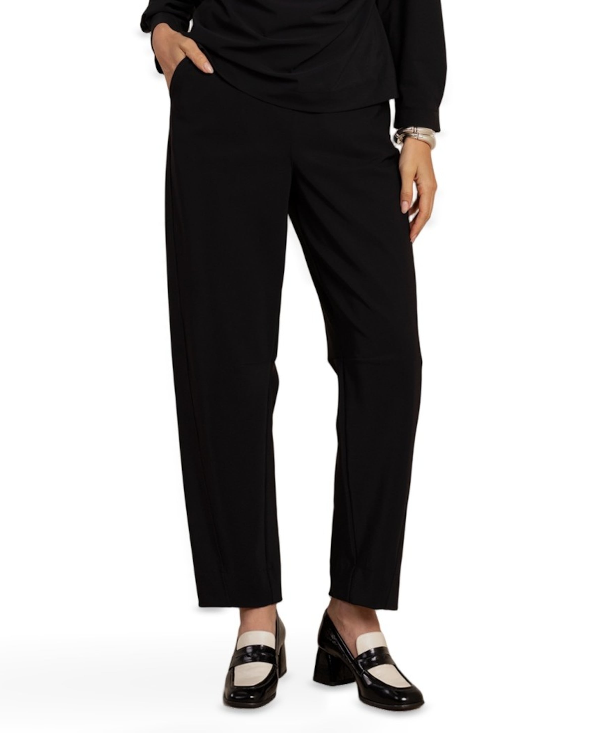 Marlise barrel dames broek zwart