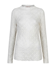 Dames longsleeve ecru