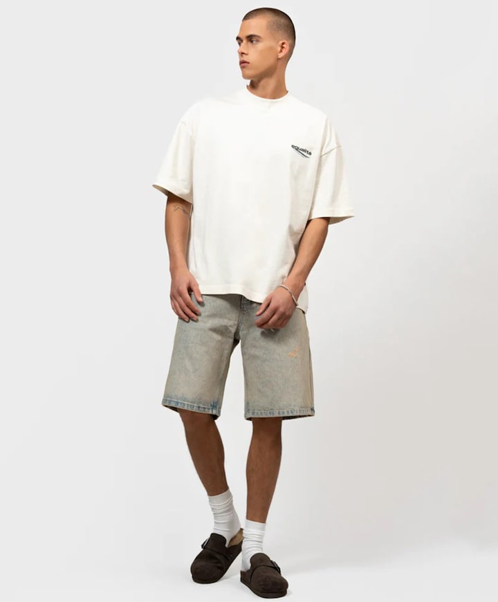 Uniseks T-shirt ecru