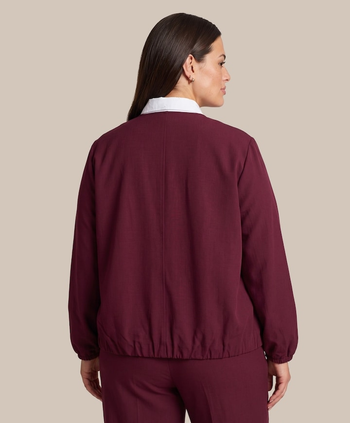 Dames blazer bordeaux