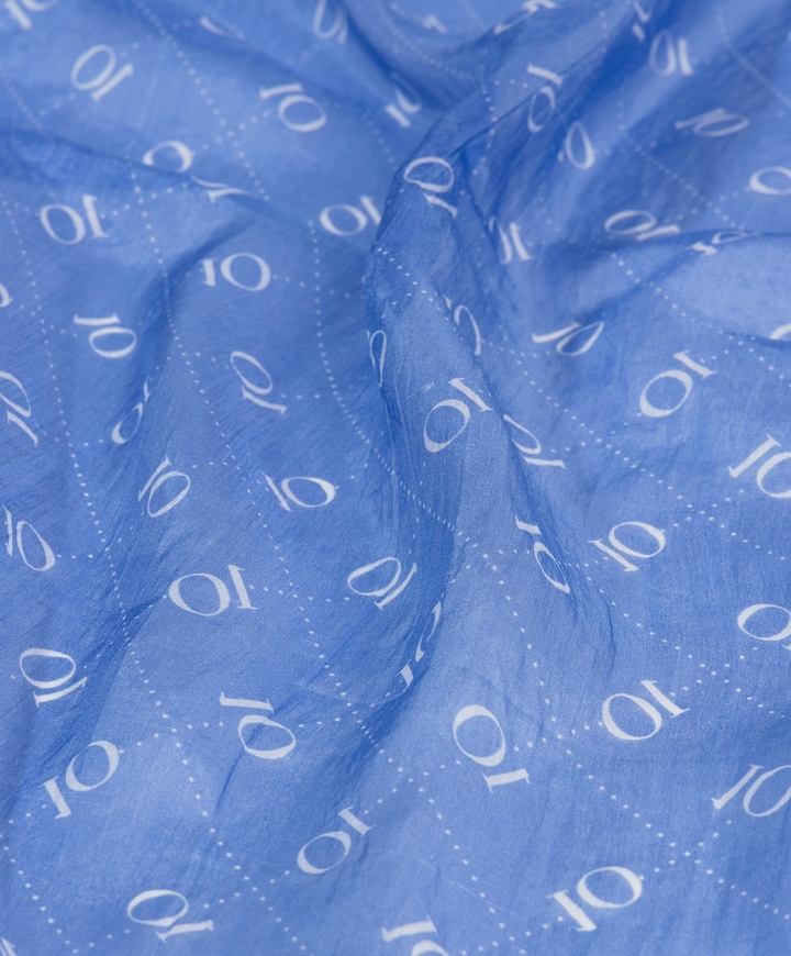 Dames sjaal blauw