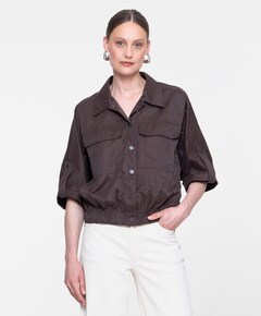 Dames blouse bruin