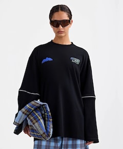 Dames longsleeve zwart