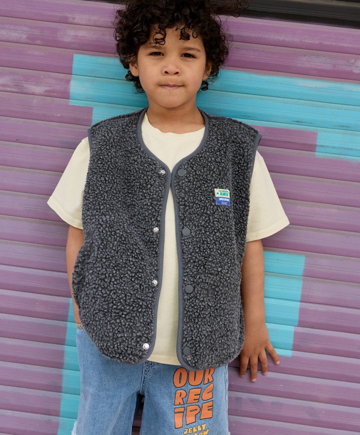 Uniseks gilet  grijs