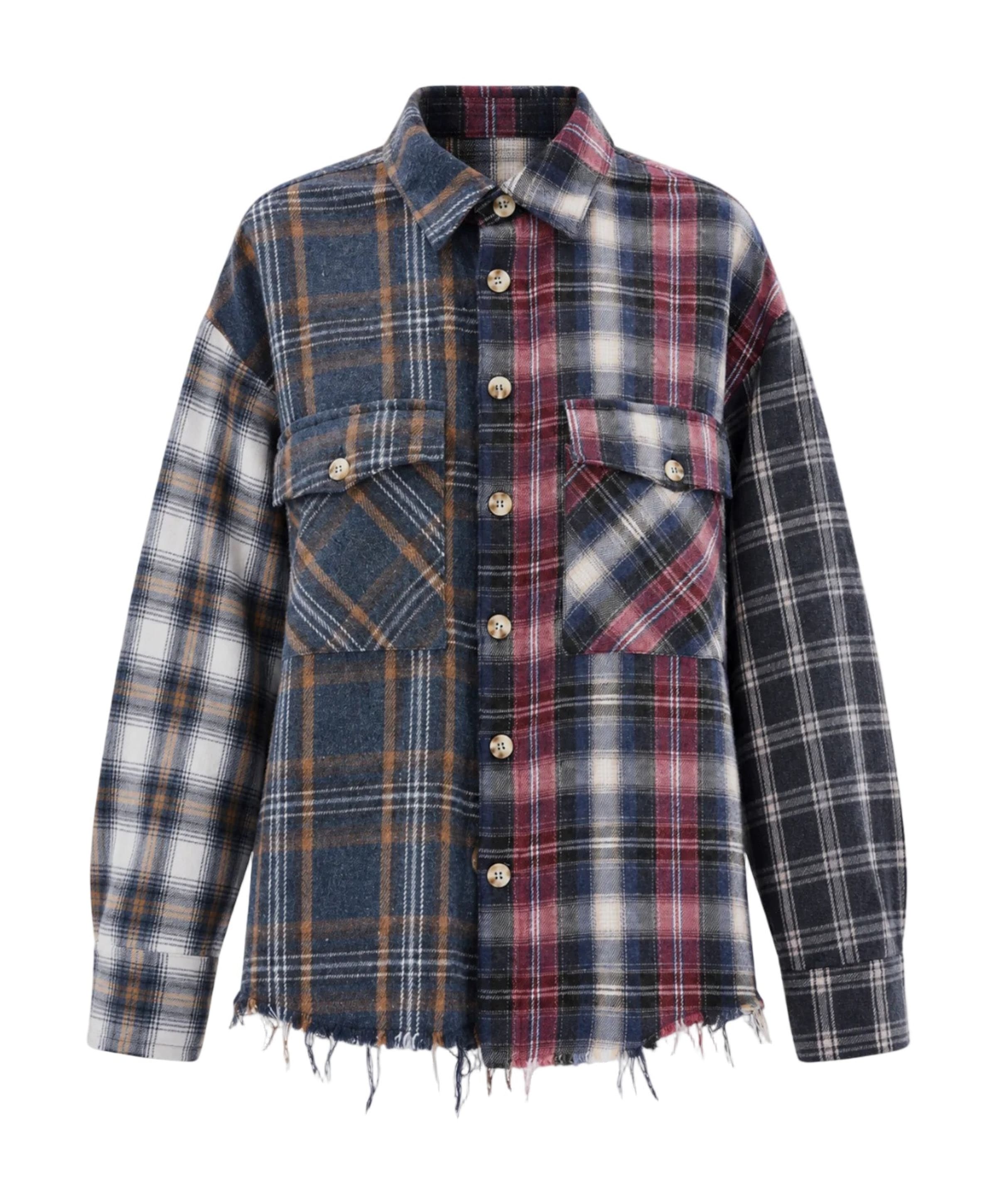 Dames blouse blauw