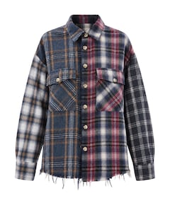 Dames blouse blauw