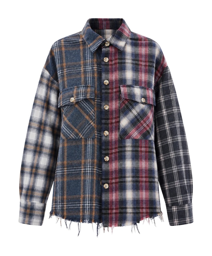 Dames blouse blauw