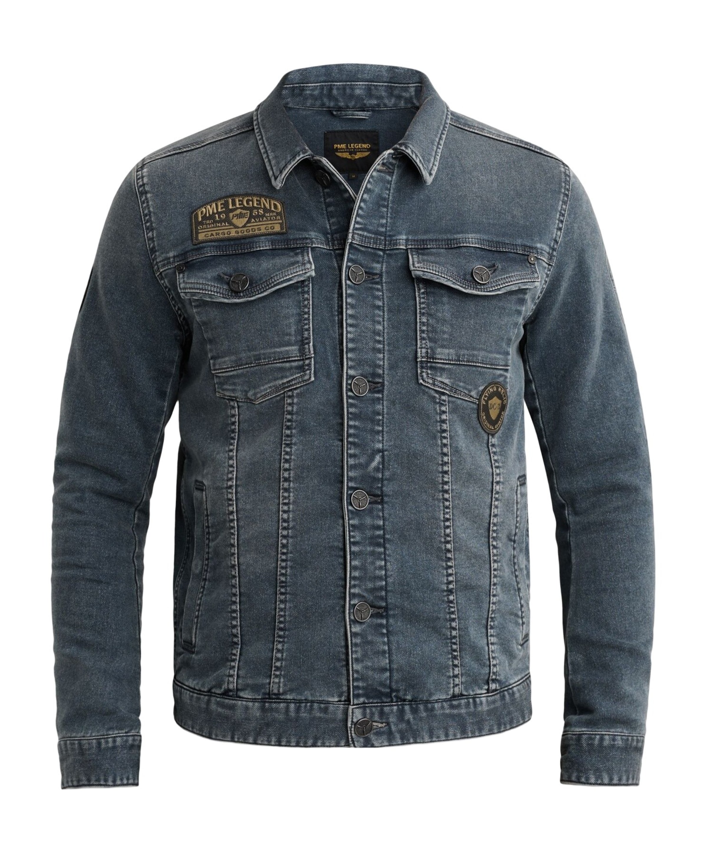 Heren spijkerjas blauw