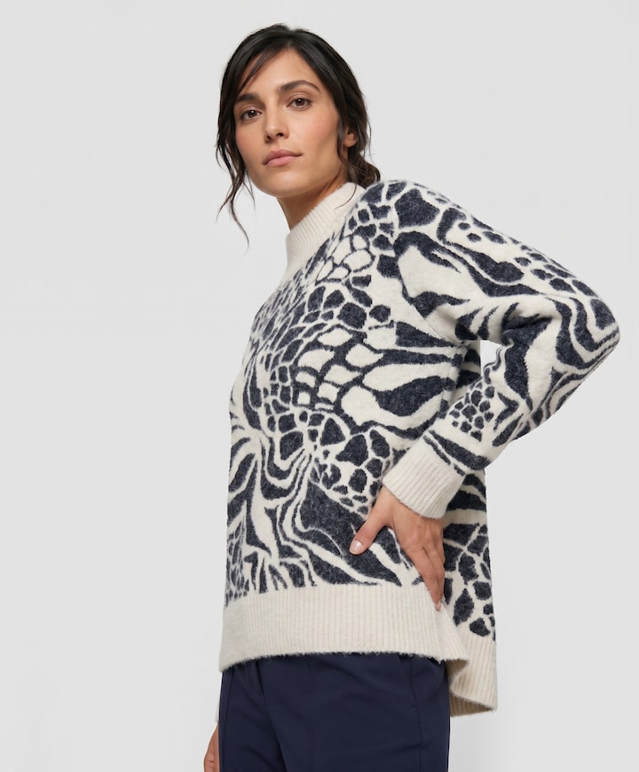 Dames trui blauw