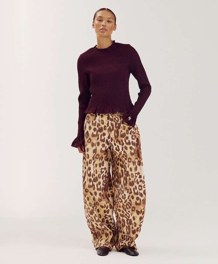 Dames trui bordeaux