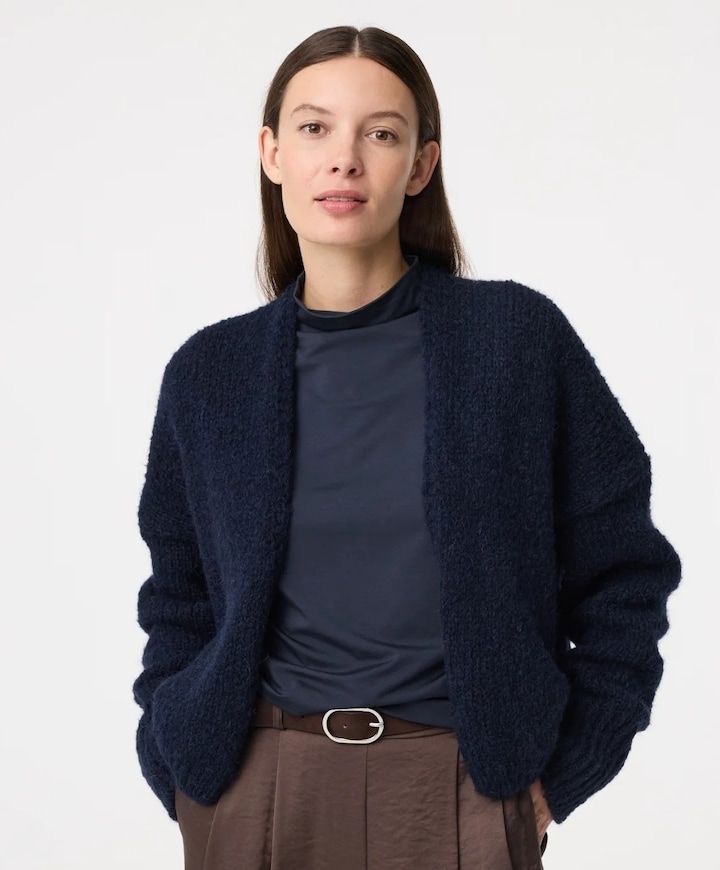 Dames vest blauw