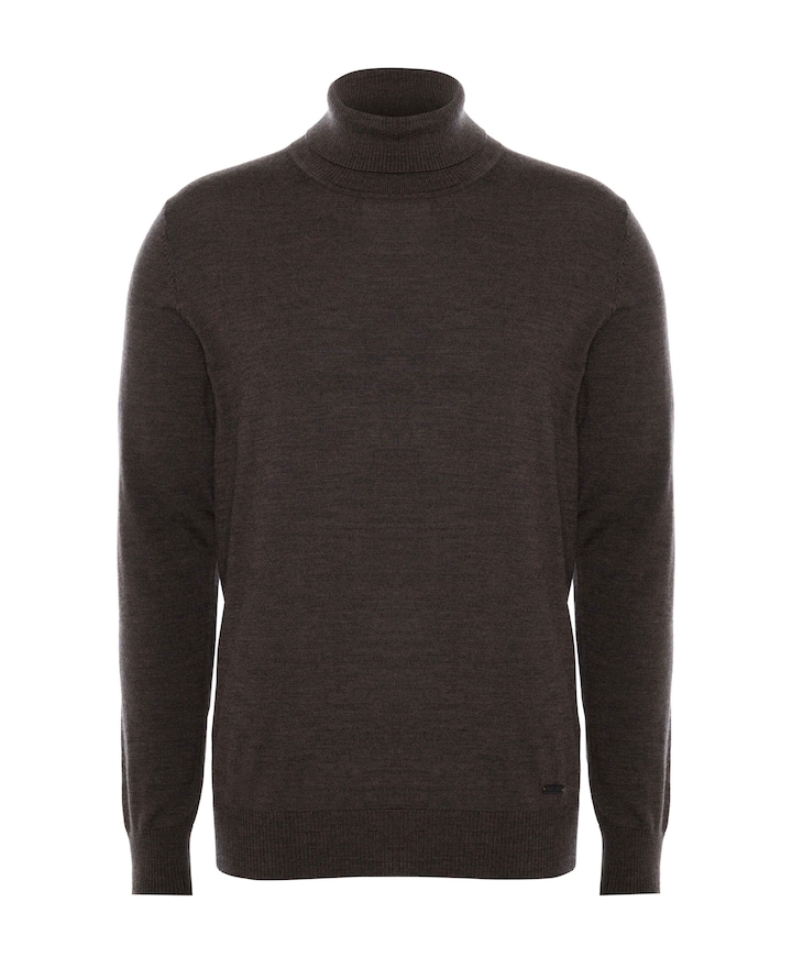 Heren coltrui bruin