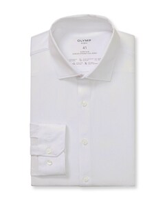 Heren overhemd lange mouw wit