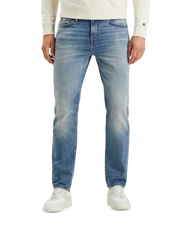 VALVER REGULAR INDIGO WASHED DENIM jeans blauw