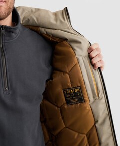 Heren jas beige