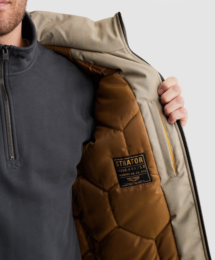 Heren jas beige