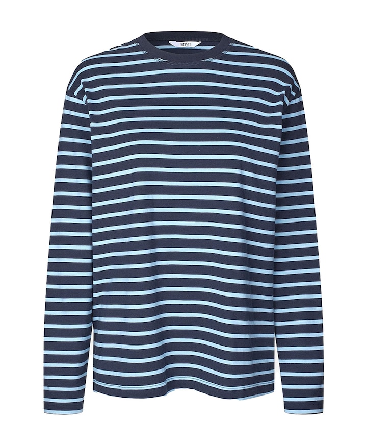 Dames longsleeve blauw