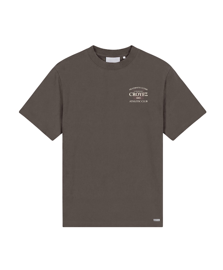 Heren T-shirt bruin
