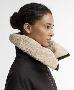 Dames jas bruin