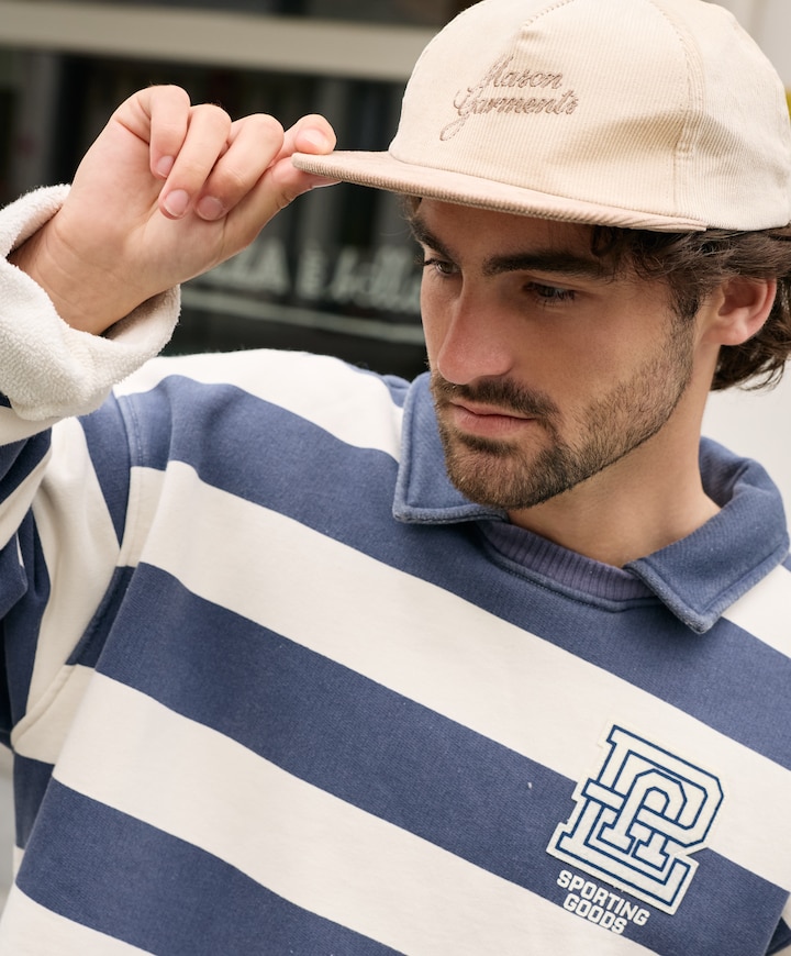 Heren cap beige