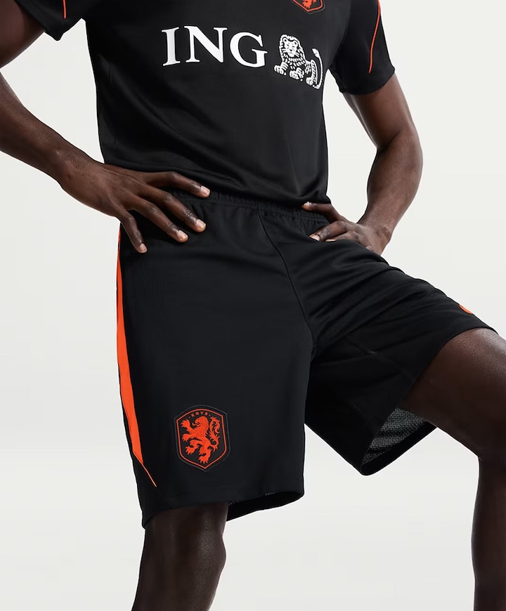 Knvb M Nk Df Strk Kz heren shorts zwart