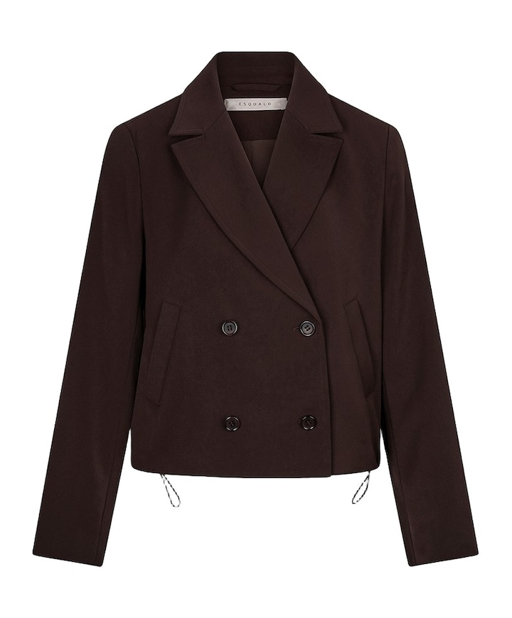 Dames blazer bruin
