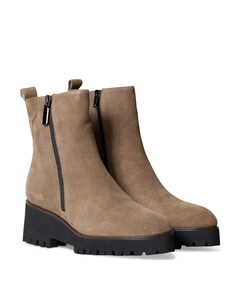 Cassandra dames enkellaarzen beige