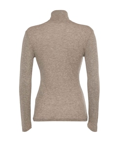 Dames longsleeve bruin