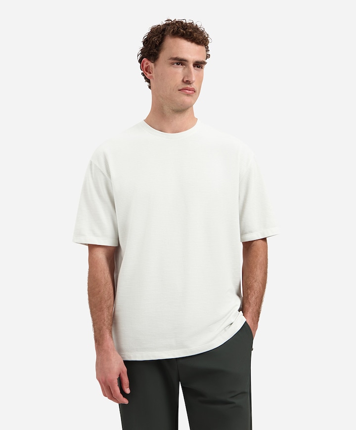 Heren T-shirt beige