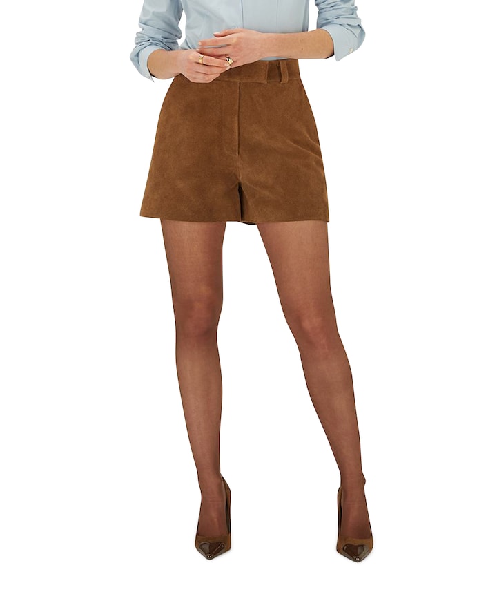 FENELLA dames korte broek bruin