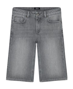 Straight jongens korte broek grijs