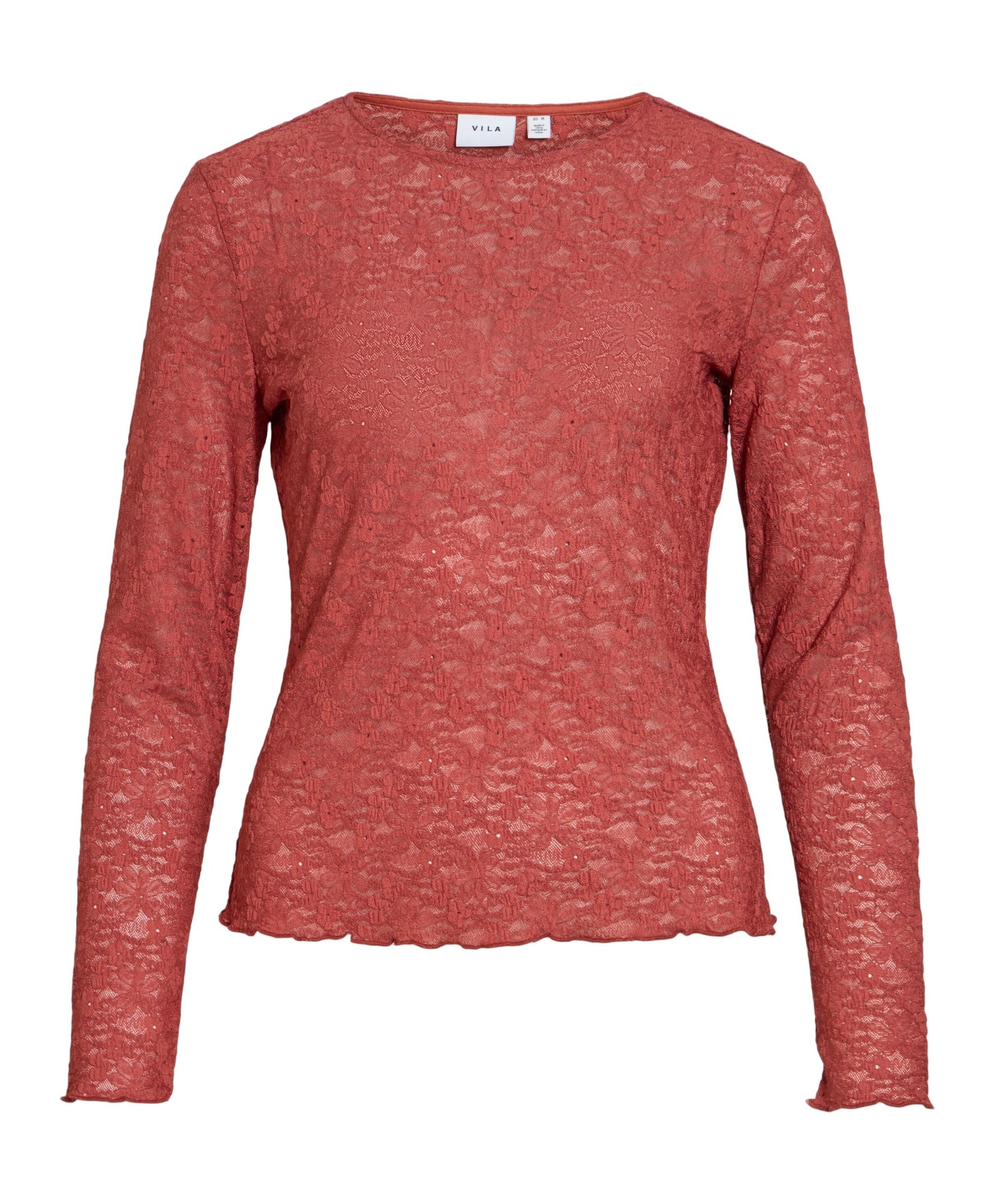 Dames longsleeve roze