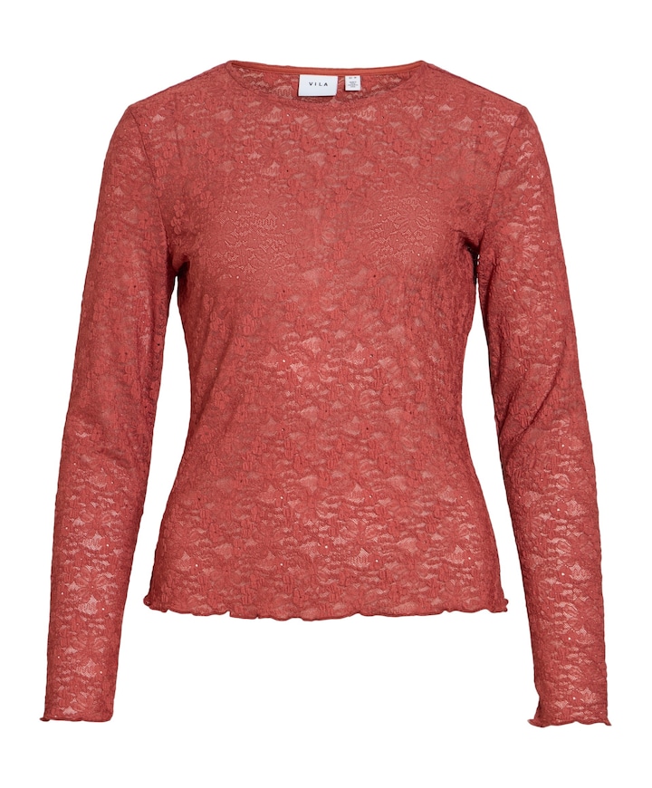 Dames longsleeve roze