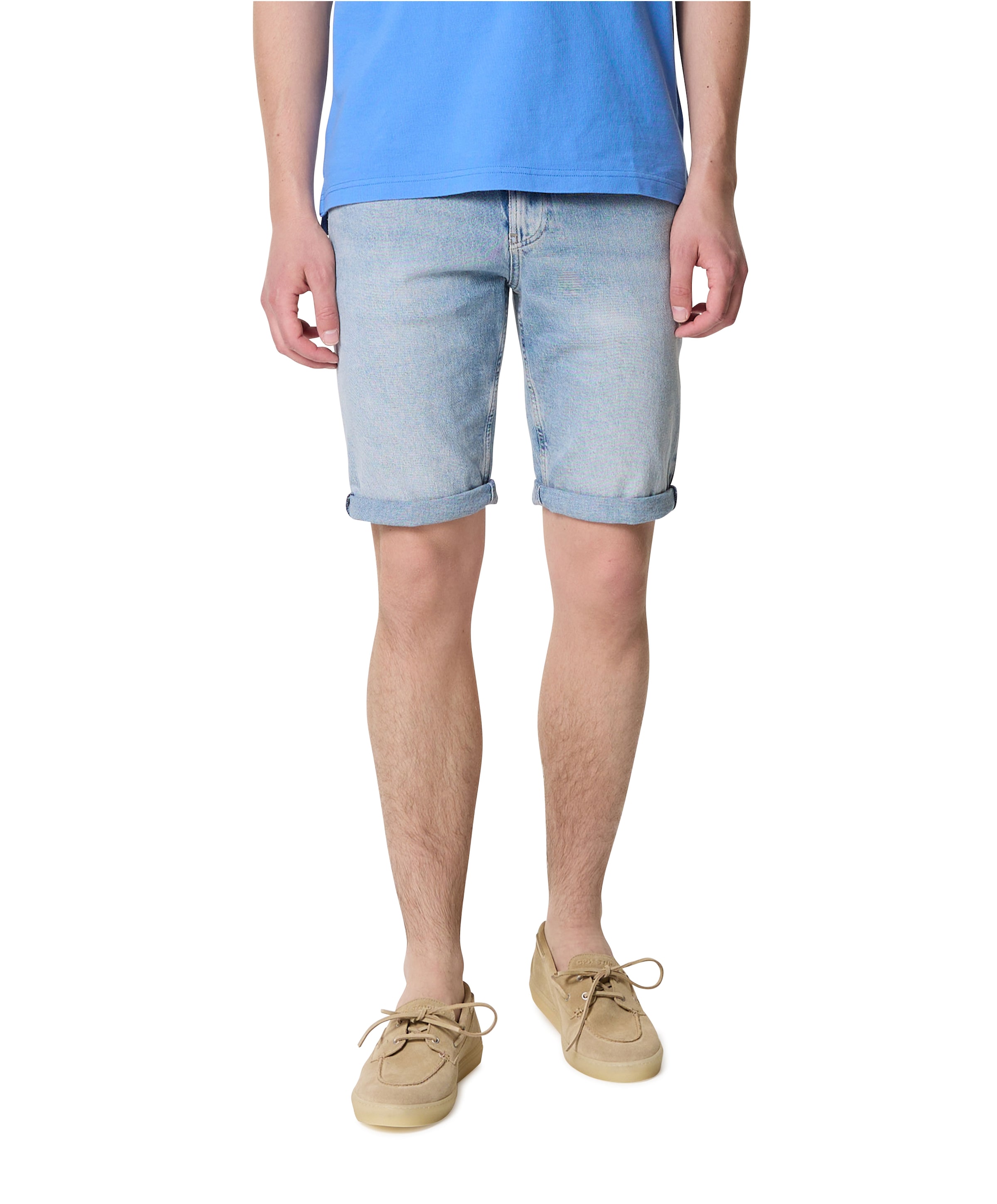 RONNIE SHORT BJ8115 heren korte broek blauw