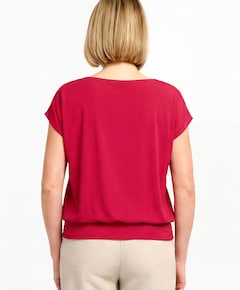 Dames T-shirt bordeaux