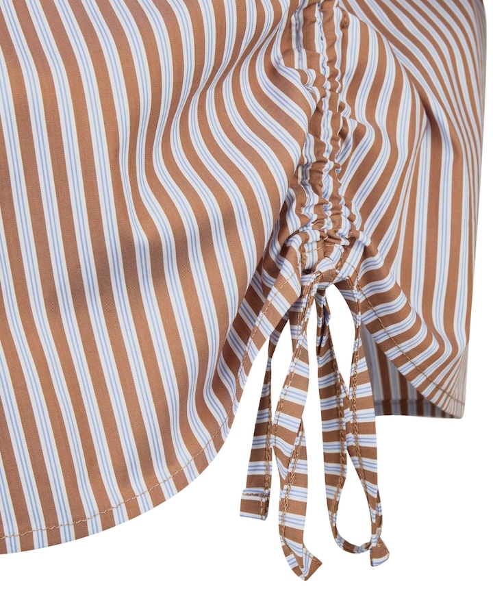 Dames blouse bruin