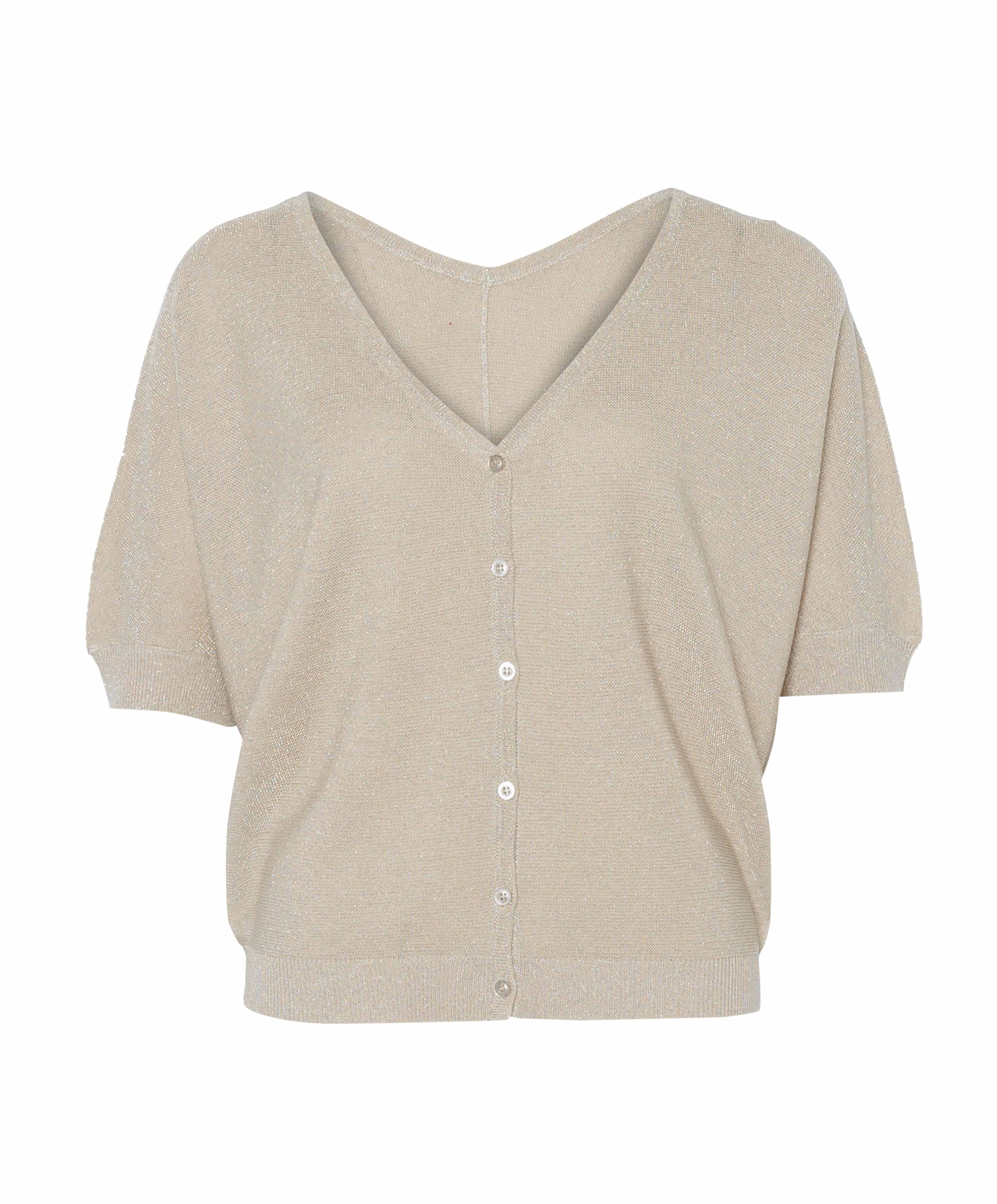 Dames vest beige