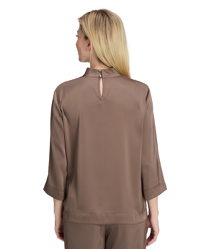 Dames blouse bruin