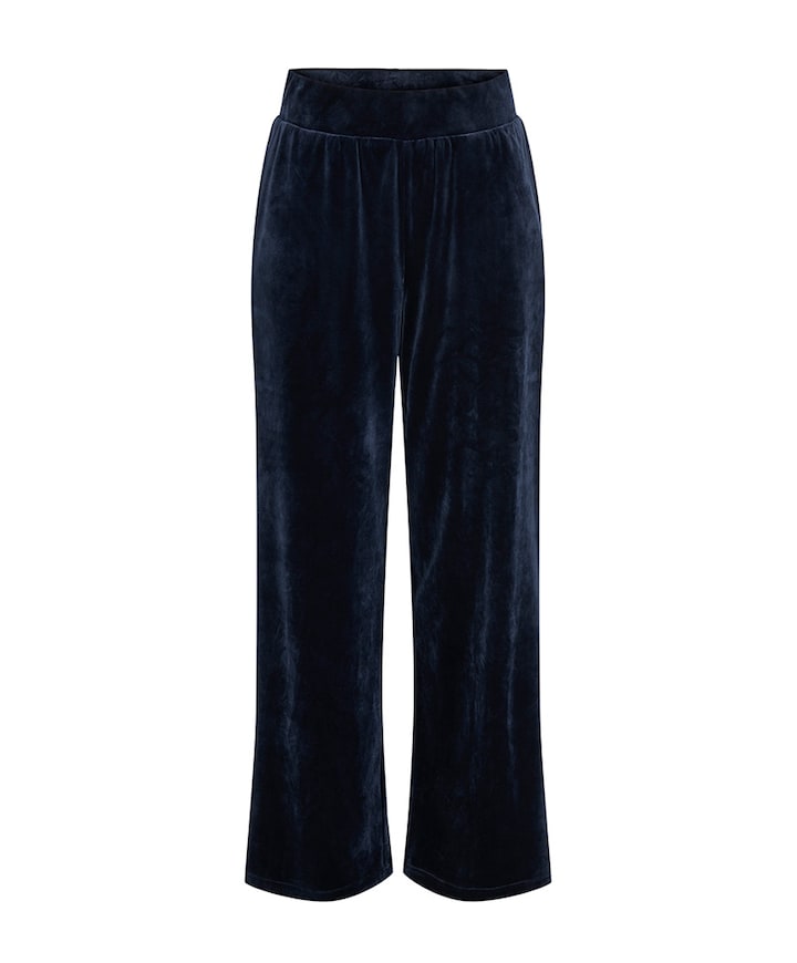 ONPMIA HW WIDE VELVET SWT trainingsbroek blauw