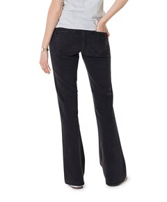 00 Super low kick tall jeans zwart