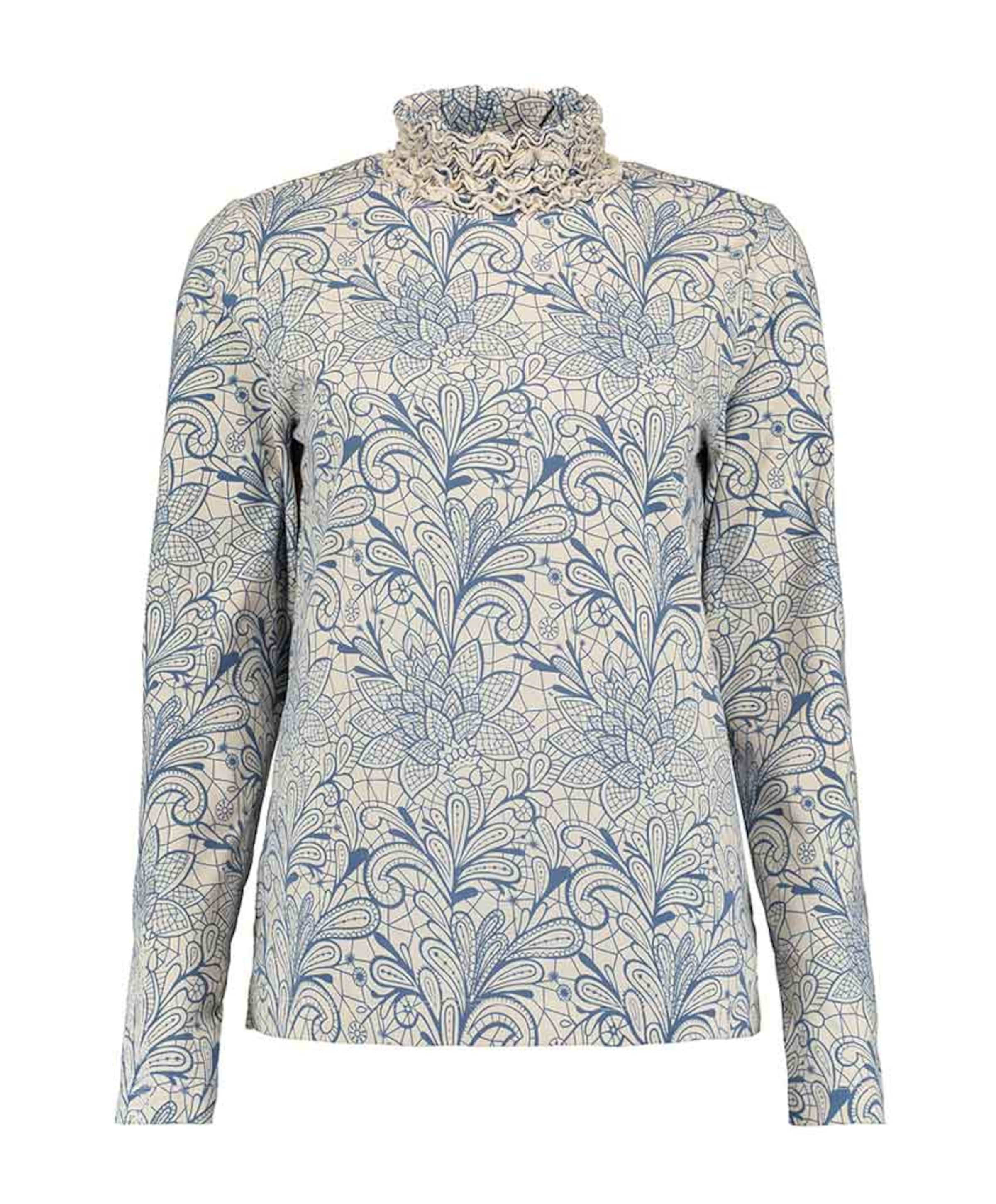 Dames longsleeve blauw