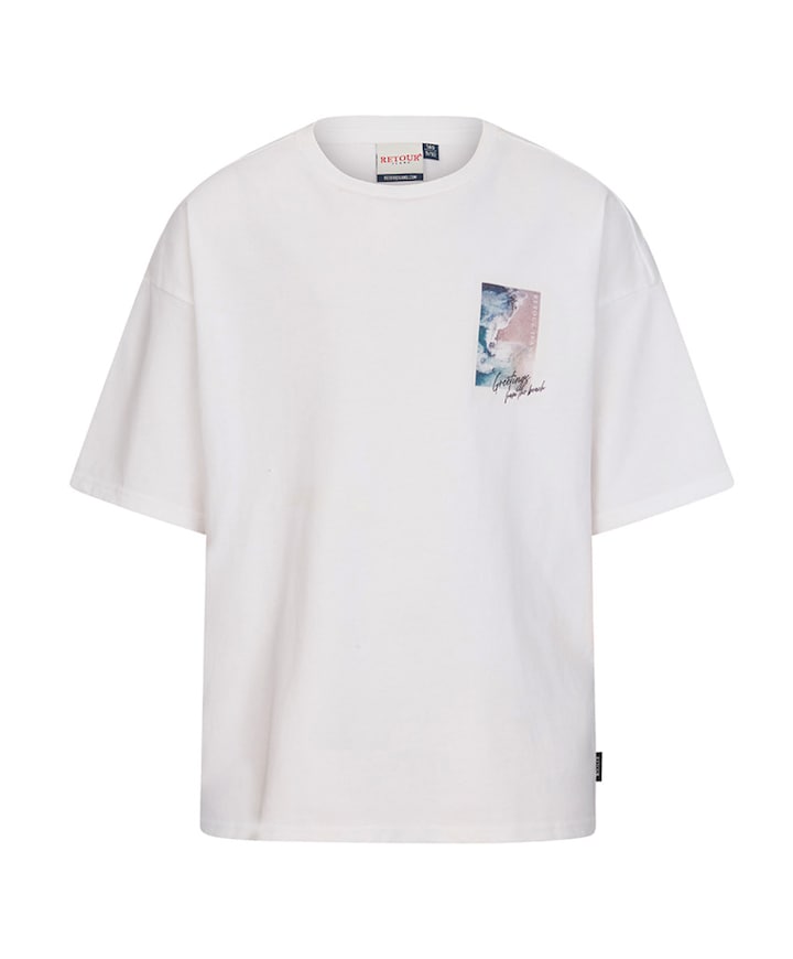 Jongens T-shirt ecru